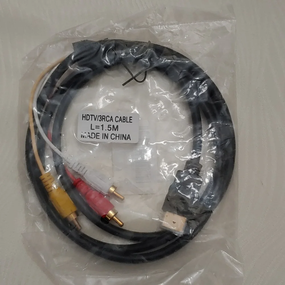 HDTV/3RCA Cable 1.5M Length